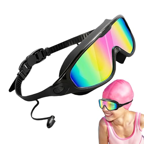 Schwimmbrille für Erwachsene, Schwimmbrille für Damen – Schwimmbrille Clear Vision, Wasserbrille für Erwachsene, Schwimmbrille für Männer, 180-Grad-Weitsicht, hohe D von Kbnuetyg