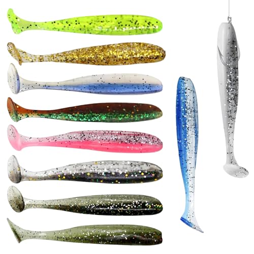 Keboyoe 110 Stück Gummifische Set Barsch Gummiköder Barsch Angelköder Gummifisch Zander 7cm Gummiköder Set Weiche Kunstköder Gummifische für Hecht Barsch Forelle Keboyoe 110 Stück Gummifische Set Barsch Gummiköder Barsch Angelköder Gummifisch Zander 7cm Gummiköder Set Weiche Kunstköder Gummifische für Hecht Barsch Forelle von Keboyoe