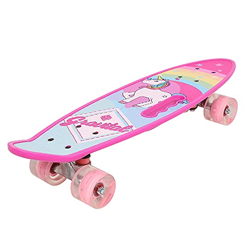 Skateboard, Kinderskateboards, Skateboard, für Kinder Jungendliche und Erwachsene (E) von Kedia