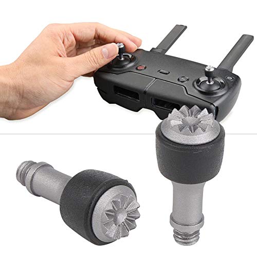 Keenso 2 Stück Fernbedienung Daumenwippe Joystick Griff, Drohne Fernbedienung Zubehör Passend für Mavic Air 2 (Schwarz) von Keenso