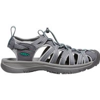 KEEN Damen Trekkingsandale WHISPER W-MEDIUM GREY/PEACOCK GREEN von Keen