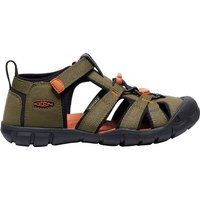 KEEN Kinder Sandalen SEACAMP II CNX Y-DARK OLIVE/GOLD FLAME von Keen