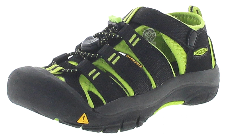 NEWPORT H2 Kids Black Lime Green Kinder Sandalen Schwarz von Keen