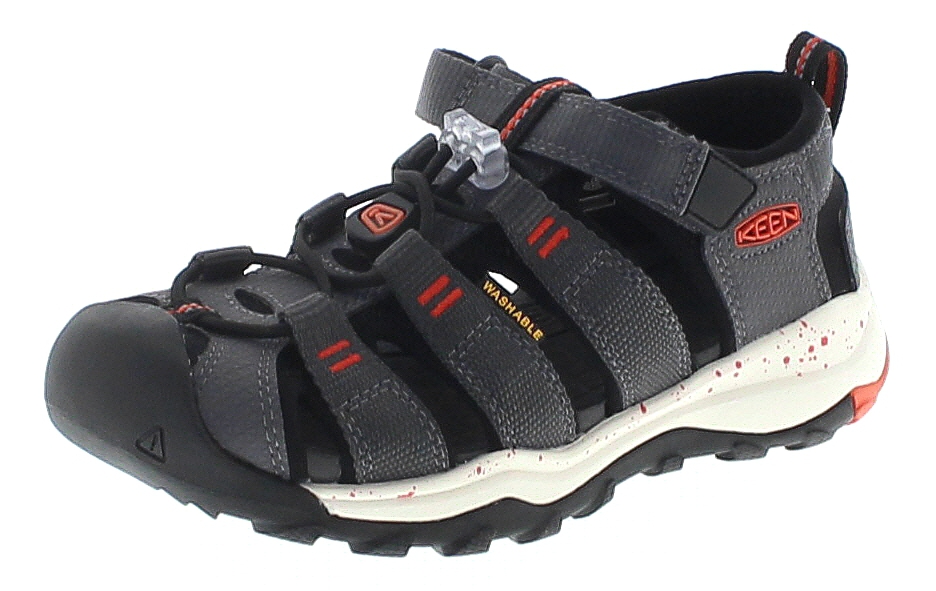 NEWPORT NEO H2 Magnet Spicy Orange Kinder Sandalen Grau von Keen