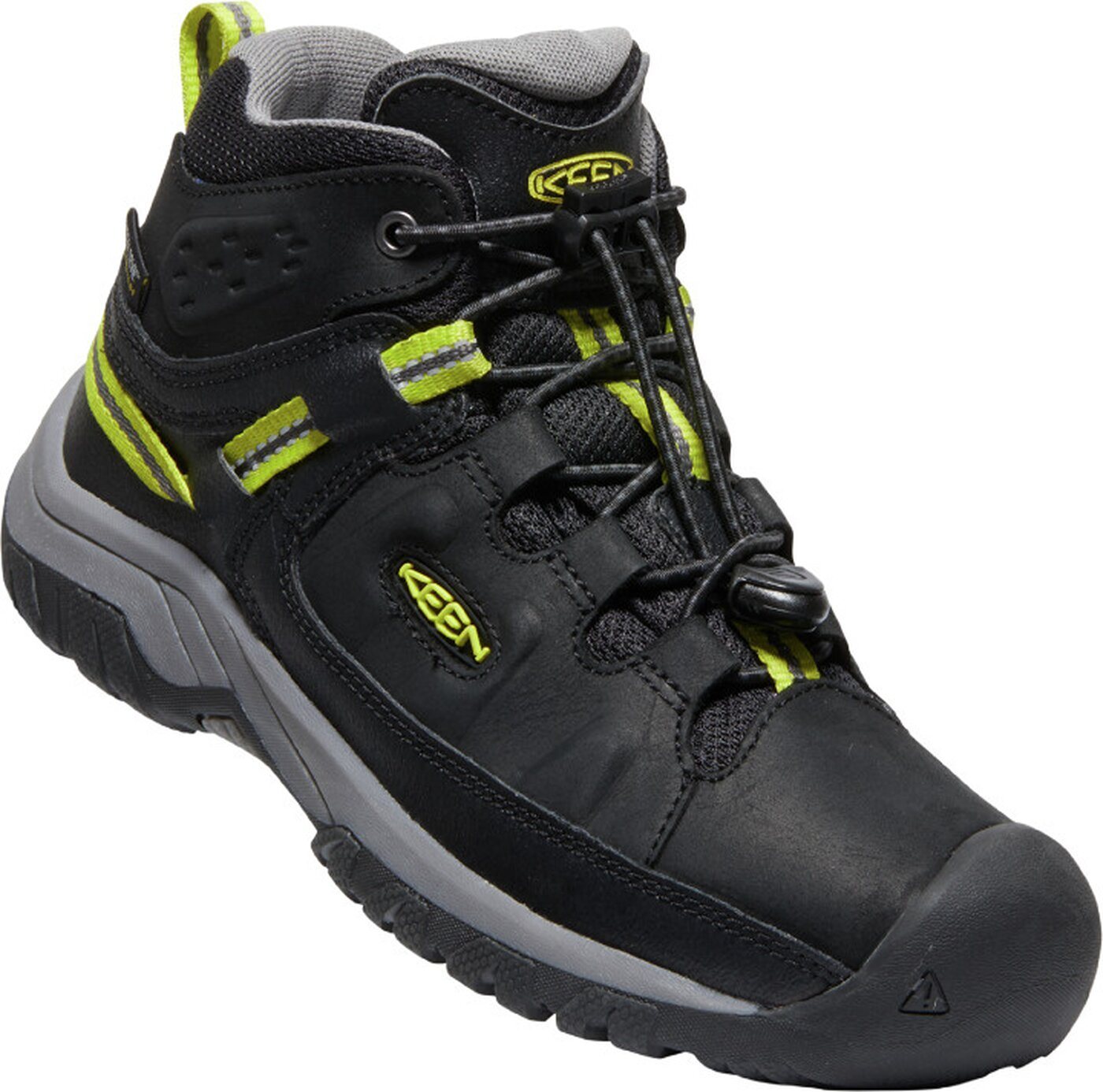 Keen TARGHEE MID WP Y-BLACK/STEEL GREY BLACK/STEEL GREY Trekkingschuh Keen TARGHEE MID WP Y-BLACK/STEEL GREY BLACK/STEEL GREY Trekkingschuh von Keen