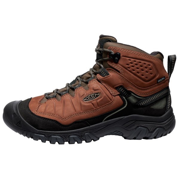 Keen - Targhee IV Mid WP Wide - Wanderschuhe Gr 47 - Wide schwarz/braun von Keen