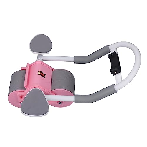 Bauchroller, Selbsteinziehender Bauch-Übungsroller, 5 Schichten für Fitness (Rosa) von Keenso