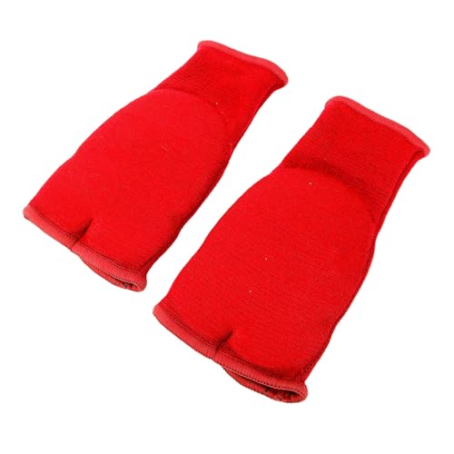 Keenso Box-Handbandagen, Kampfsport-Handbandagen, Box-Innenhandschuhe für Kickbox-Kampftraining (Rot) von Keenso