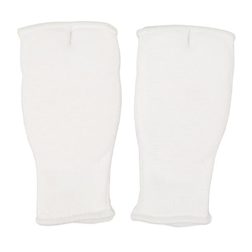 Box-Handbandagen, Kampfsport-Handbandagen, Box-Innenhandschuhe für Kickbox-Kampftraining (White) von Keenso