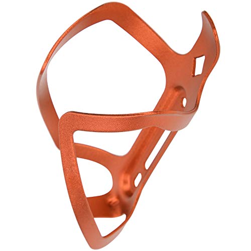 Fahrrad Trinkflaschenhalter, Aluminiumlegierung Fahrrad Trinkflaschenhalter Fahrrad Flaschenhalter Flaschensichere Halterung für Rennrad, Mountainbike, Faltrad(Orange) Reitregale und Lagerung von Keenso