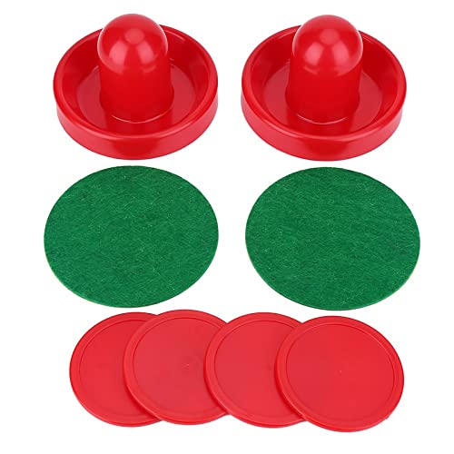 Keenso Air-Hockey-Schieber, Air-Hockey-Paddel, Kunststoff, Leicht, Torwart-Eishockey-Schieber, Pucks-Set für Spieltische, Ausrüstungszubehör (Große Größe 96 mm) von Keenso