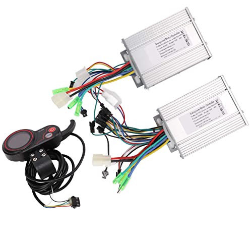 Keenso Dual Drive Elektrofahrrad Controller Kit, Dual Drive 36/48 V 450 W Elektrofahrrad Brushless Controller LH100 Farb-LCD-Display Keenso Dual Drive Elektrofahrrad Controller Kit, Dual Drive 36/48 V 450 W Elektrofahrrad Brushless Controller LH100 Farb-LCD-Display von Keenso