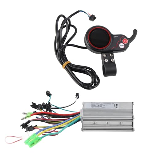 Keenso E-Bike Controller Kit Elektroroller-Controller Mit LCD Display Bedienfeld Und Schaltschalter(48V 250 / 350W Farbbildschirm Dual-Modus) von Keenso