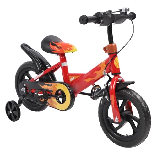 Keenso Kinderfahrrad, 12-Zoll-Kinderfahrräder mit Stützrädern für Jungen und Mädchen Im Alter von 2 Bis 4 Jahren von Keenso