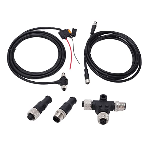 Keenso NMEA2000-Starterkit, T-Stecker und Stromkabel mit Männlich-weiblichem Widerstand und 3-Port-Adapter, IP67 Wasserdicht, für -Netzwerke Keenso NMEA2000-Starterkit, T-Stecker und Stromkabel mit Männlich-weiblichem Widerstand und 3-Port-Adapter, IP67 Wasserdicht, für -Netzwerke von Keenso