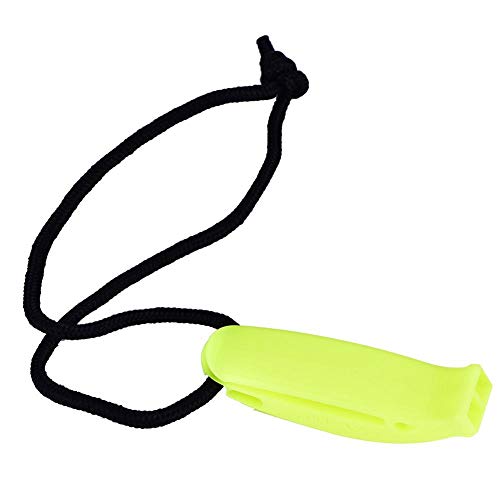 Keenso Pfeife, Pfeife zum Tauchen Wandern Camping 3Colors Safety Emergency (Gelbgrün) Wassersport von Keenso