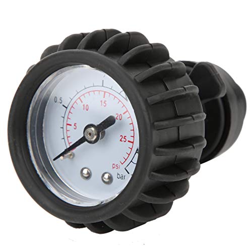 Keenso-Schlauchbootbarometer, 0-2 BAR oder 0-30 PSI, Luftdruckmesser, Messwerkzeug für unidirektionales Manometer, Gummiboot/Schlauchboot/Kajak/Floß von Keenso