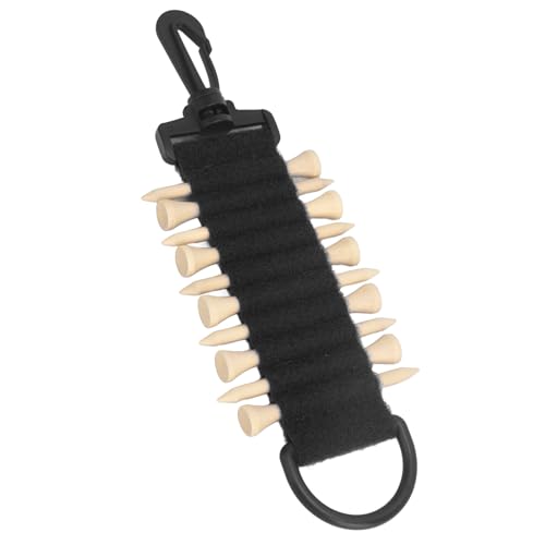 Keenso -Tee -Halter, Tee Carrier -Aufbewahrungstasche mit 10 -T -Shirt für Gürtel (Black) von Keenso