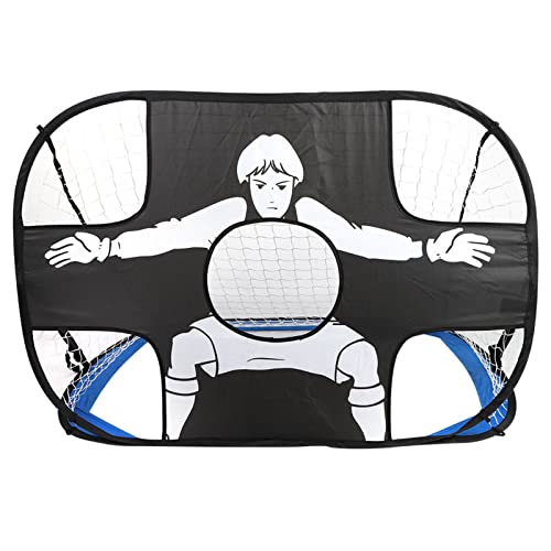 Mini-Fußballtor-Set, Fußball-Torpfosten, Fußball-Torpfosten-Set, Faltbares und Tragbares Fußball-Zielpfosten-Netz für Drinnen und Draußen, Fußball-Tornetz für Zum Üben Mini-Fußballtor-Set, Fußball-Torpfosten, Fußball-Torpfosten-Set, Faltbares und Tragbares Fußball-Zielpfosten-Netz für Drinnen und Draußen, Fußball-Tornetz für Zum Üben von Keenso