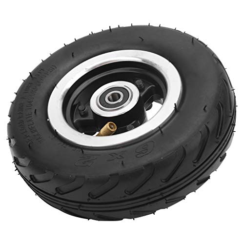 Pneumatisches Rad, 160 mm Stoßdämpfungsgummi Aufblasbarer Luftreifen Robust abriebfest Pneumatische Reifenluft für Elektroroller sportinggoods Pneumatisches Rad, 160 mm Stoßdämpfungsgummi Aufblasbarer Luftreifen Robust abriebfest Pneumatische Reifenluft für Elektroroller sportinggoods von Keenso