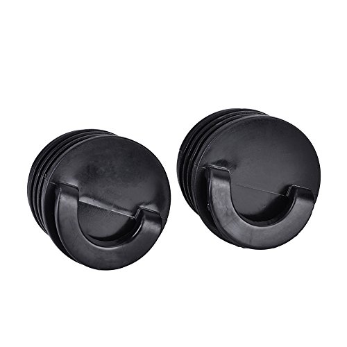 Scupper Plugs Für Kajak, 4 Stück Boot Kanu Kajak Boot Scupper Stopper Bungs Drain Holes Plugs Zubehör Schwarz von Keenso