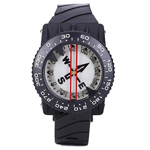 Tauchhandgelenkkompass, wasserdichter Kompass für den Außenbereich Tauchhandgelenkkompass Tauchkompass Armband für Taucher Tauchen Tauchhandgelenkkompass, wasserdichter Kompass für den Außenbereich Tauchhandgelenkkompass Tauchkompass Armband für Taucher Tauchen von Keenso