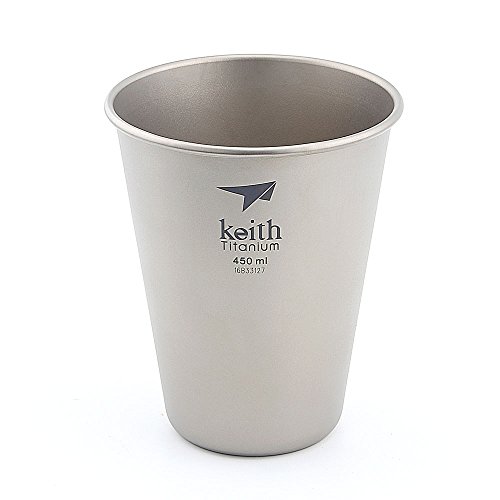 Keith 320ml-450ml Titan Tasse Bier Becher Camping Tasse (450ml) von Keith