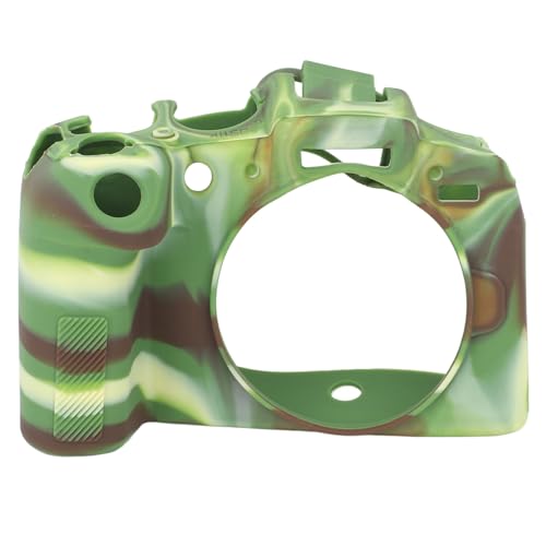 Kelepu Kameratasche Easy Hood Silikon-Kameratasche Weiche, Kratzfeste Schutzhülle mit verbesserter Haltbarkeit für spiegellose DSLR-Kameras (Tarnung) von Kelepu