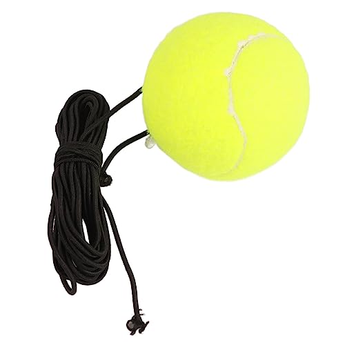 Kelepu Tennis-Trainingsball, elastischer Saitenspieler, Übungsball, Seil, leicht, leicht zu tragen, Anfänger, Fortgeschrittener, Tennisspieler, Lehrmittel, Druckball von Kelepu