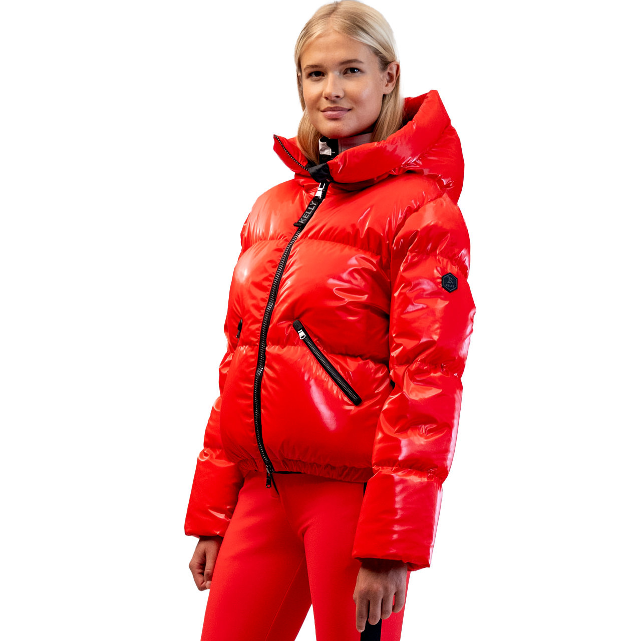 Kelly Damen Daunen Skijacke DONNA red von Kelly