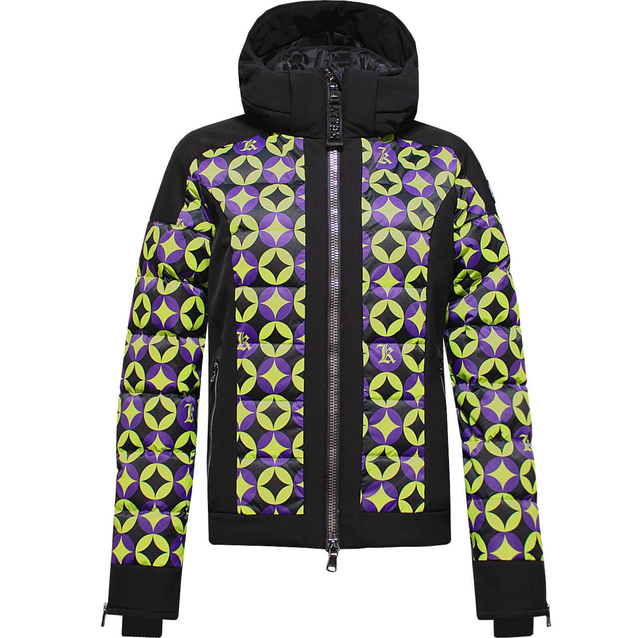 Kelly Damen Daunen Skijacke PARIS 60'S purple/lime Kelly Damen Daunen Skijacke PARIS 60'S purple/lime von Kelly