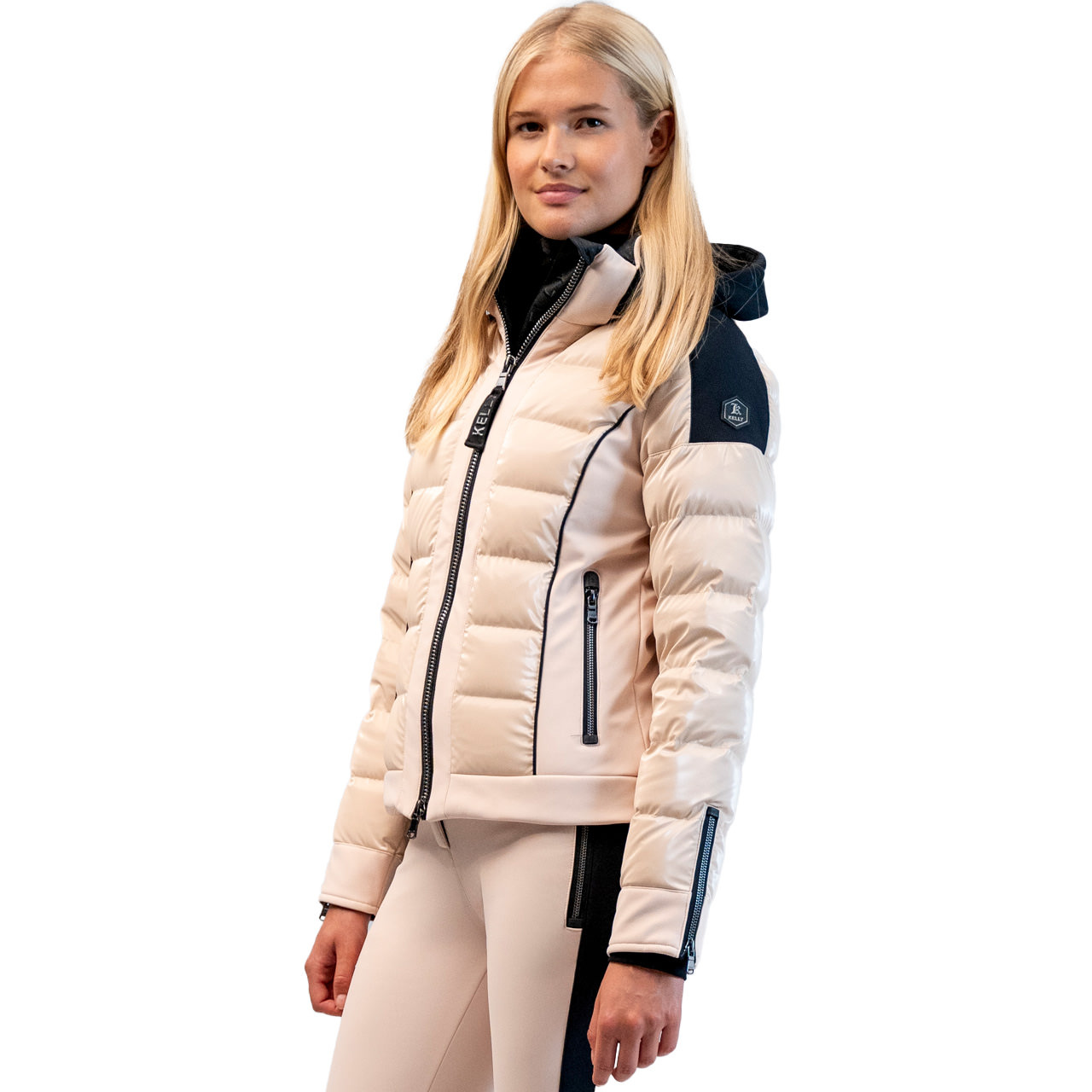 Kelly Damen Daunen Skijacke PARIS beige von Kelly