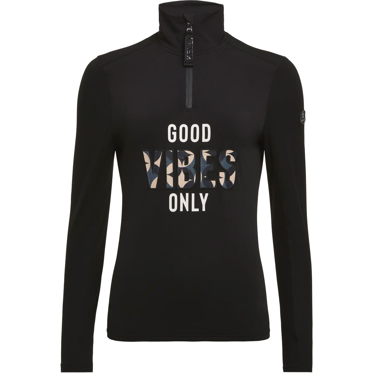 Kelly Damen Skishirt ROMY GOOD VIBES black/beige Kelly Damen Skishirt ROMY GOOD VIBES black/beige von Kelly