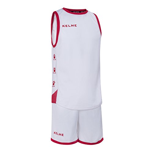 Kelme Vitoria Basketball-Set für Herren, weiß/rot, L Kelme Vitoria Basketball-Set für Herren, weiß/rot, L von Kelme