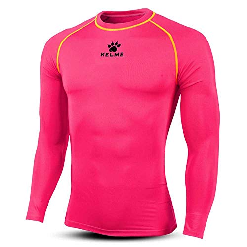 Kelme Adult Thermical L/S T-Shirt für Herren XS Neonpink von Kelme