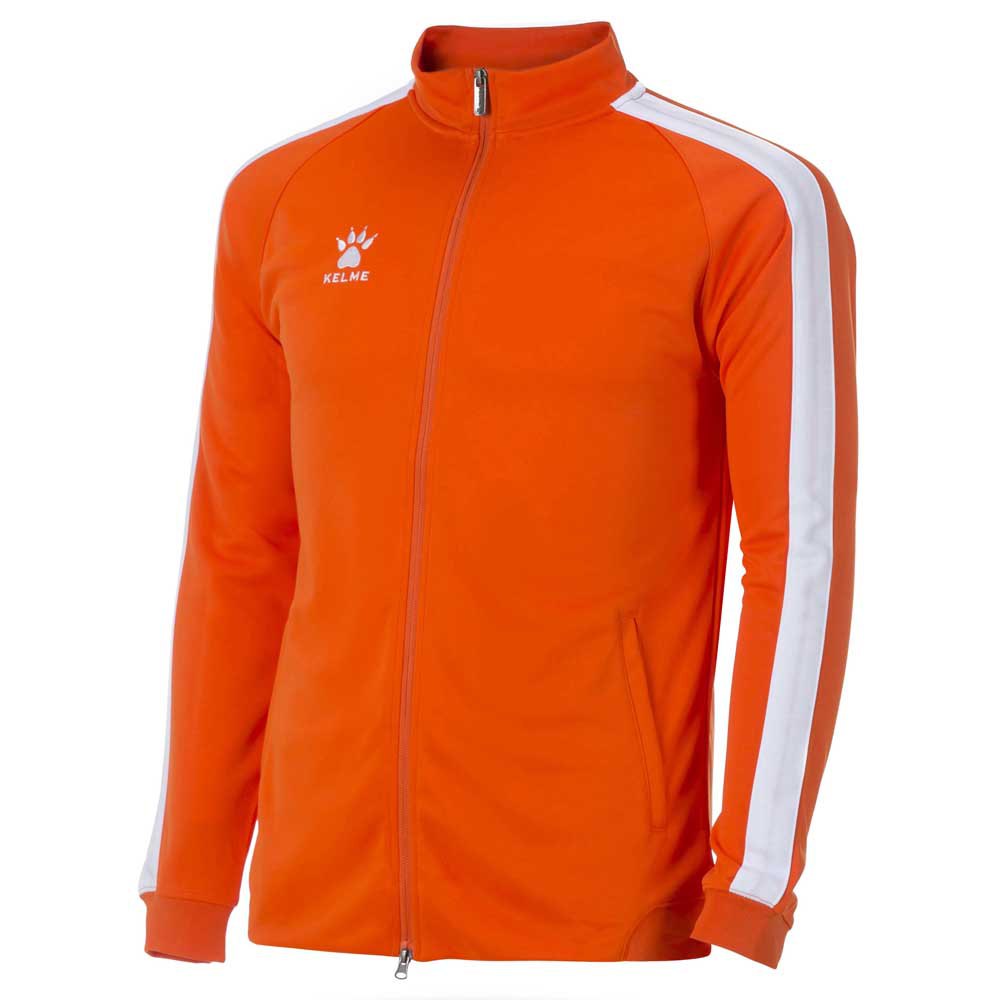 Kelme Global Full Zip Sweatshirt Orange XS Frau von Kelme