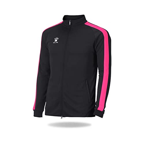 KELME Jungen Chandal Global Jacke, Schwarz/Rosa (Fucsia), 37 von Kelme