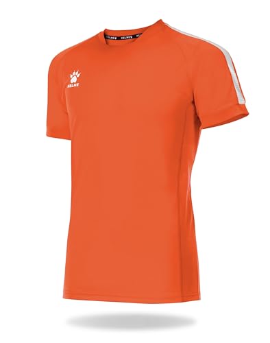 KELME Herren Global Fußball T-Shirt, orange, XL von Kelme