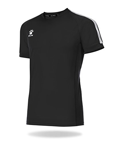 Kelme Global Shirt Fußball, Kinder XXL Schwarz von Kelme