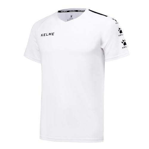 Kelme Luchs Shirt Fußball, Herren XXXL weiß/schwarz von Kelme