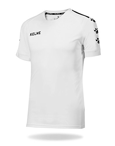 Kelme Luchs Shirt Fußball, Kinder XL weiß/schwarz von Kelme