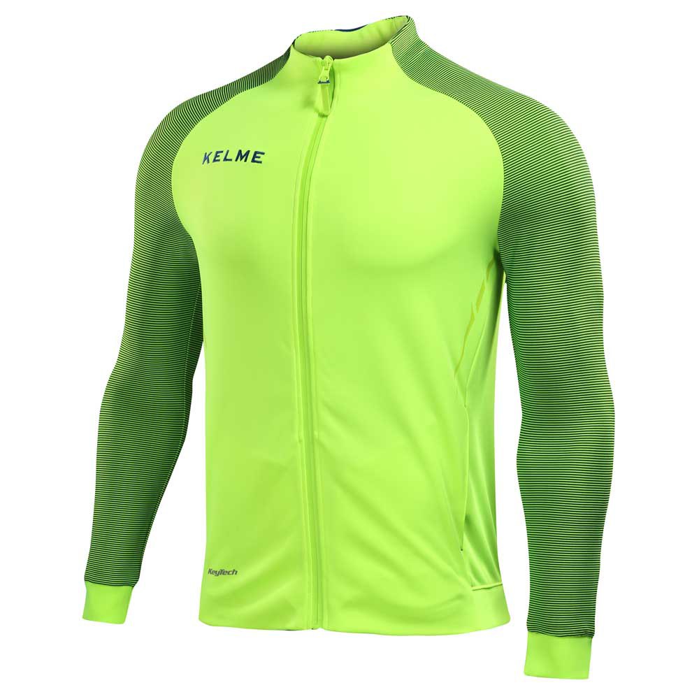 Kelme Montes Full Zip Sweatshirt Gelb S Mann von Kelme