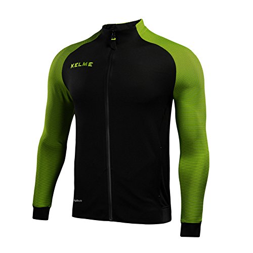 KELME Herren Training Jacket Trainingsjacke, schwarz/Neongelb, S KELME Herren Training Jacket Trainingsjacke, schwarz/Neongelb, S von Kelme