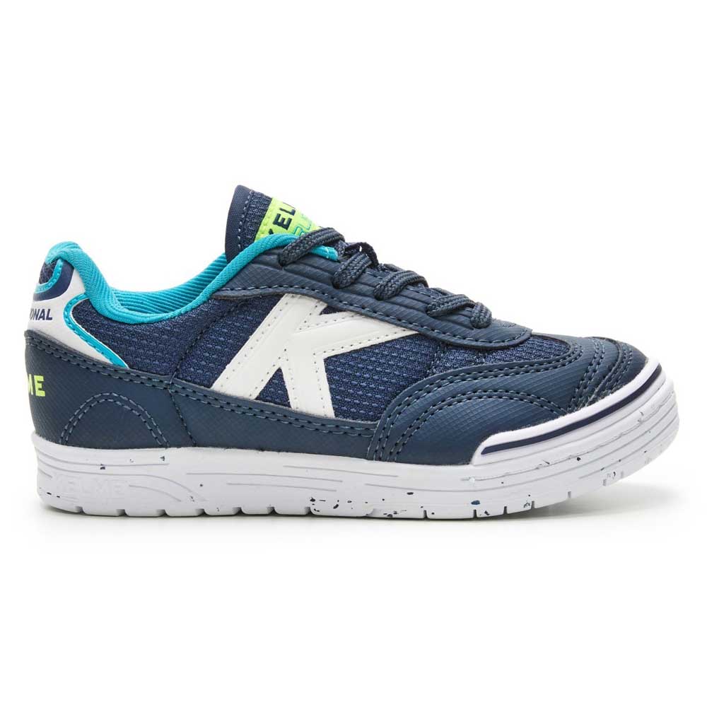 Kelme Trueno Lace Indoor Football Shoes Blau EU 34 von Kelme