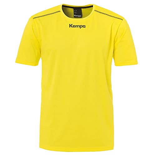 Kempa FanSport24 Kempa Handball Polyester Shirt Kurzarm Training Top Rundhals Herren gelb Größe XL von Kempa