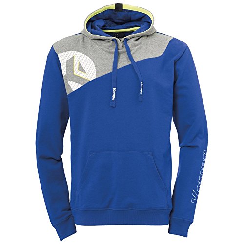 Kempa Herren Core 2.0 Hoodie, royal/Dark grau Melange, XXXL von Kempa