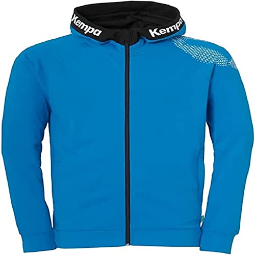 Kempa Core 26 Hood Jacket Herren Jungen Kapuzen-Jacke Trainings-Jacke Sweatshirt Hoody Pullover mit Kapuze Handball Volleyball Indoor Gym Fitness, XXL von Kempa