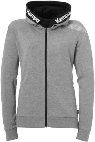 Kempa Core 26 Hood Jacket Women Damen Mädchen Kapuzen-Jacke Trainings-Jacke Sweatshirt Hoody Pullover mit Kapuze Handball Volleyball Indoor Gym Fitness von Kempa