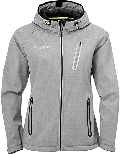 Kempa Damen Herren Softshelljacke Core 2.0 Softshell Jacke, dark grau melange, L, 200325506 von Kempa