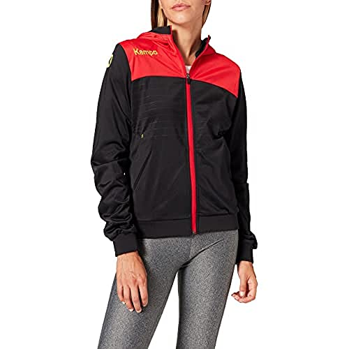 Kempa Damen Emotion 2.0 Kapuzenjacke Jacke, schwarz/Rot/Gelb, S Kempa Damen Emotion 2.0 Kapuzenjacke Jacke, schwarz/Rot/Gelb, S von Kempa